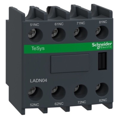 Schneider LADN04 Front Contact Block 4NC