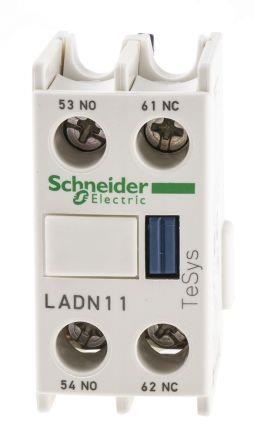 Schneider LADN11 Front Con/Blk 1NO+1NC